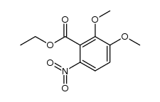 Ethyl 2,3-dimethoxy-6-nitrobenzoate结构式
