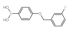 4-(3′-Fluorobenzyloxy)phenylboronic acid Structure
