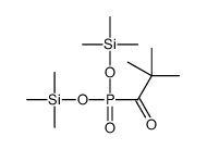 1-bis(trimethylsilyloxy)phosphoryl-2,2-dimethylpropan-1-one结构式
