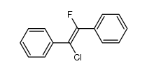 E-1-fluoro-2-chloro-1,2-diphenylethylene Structure