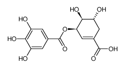 5-O-Galloyl-(-)-shikimic acid Structure
