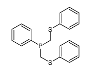 phenyl-bis(phenylsulfanylmethyl)phosphane结构式