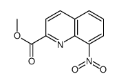 methyl 8-nitroquinoline-2-carboxylate Structure