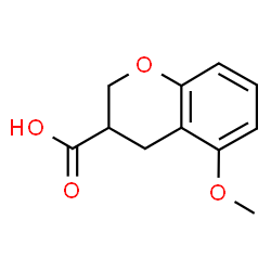 5-甲氧基苯并二氢吡喃-3-羧酸结构式