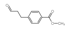 4-(3-OXO-PROPYL)-BENZOIC ACID METHYL ESTER Structure