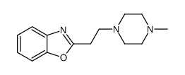 2-[2-(4-methylpiperazin-1-yl)ethyl]-1,3-benzoxazole结构式
