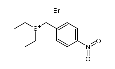 diethyl-(4-nitrobenzyl)-sulfonium bromide结构式