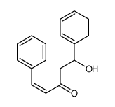 5-hydroxy-1,5-diphenylpent-1-en-3-one结构式