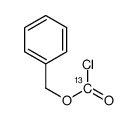氯甲酸苄酯-羰基-13C结构式
