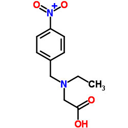 N-Ethyl-N-(4-nitrobenzyl)glycine结构式