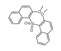 bis(2-methoxy-1-naphthyl) sulphone结构式