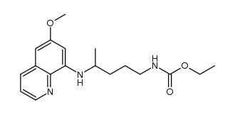 8-(4-ethoxycarbonylamino-1-methylbutylamino)-6-methoxyquinoline Structure