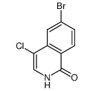6-Bromo-4-chloroisoquinolin-1(2H)-one Structure