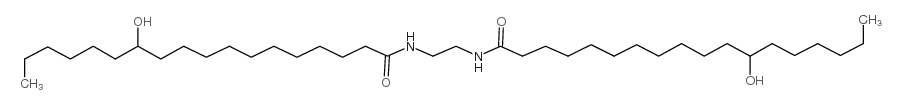 N,N'-1,2-亚乙基二(12-羟基-十八烷酰胺)结构式