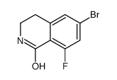 6-Bromo-8-fluoro-3,4-dihydroisoquinolin-1(2H)-one Structure