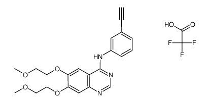 erlotinib trifluoroacetate Structure