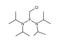 P-(chloromethyl)-N,N,N',N'-tetraisopropylphosphonous diamide结构式