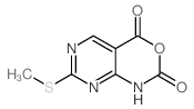 1-甲基-7-(甲基硫代)-2H-嘧啶并[4,5-d][1,3]噁嗪-2,4(1H)-二酮结构式