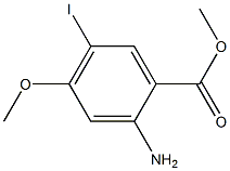 Methyl 2-aMino-5-iodo-4-Methoxybenzoate Structure