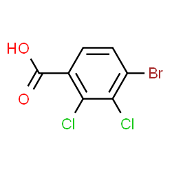 4-溴-2,3-二氯苯甲酸结构式