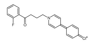 N-(4'-fluorobutyrophenone)-4-(4-chlorophenyl)pyridinium Structure