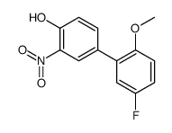 4-(5-fluoro-2-methoxyphenyl)-2-nitrophenol Structure
