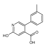 5-(3-methylphenyl)-2-oxo-1H-pyridine-4-carboxylic acid结构式