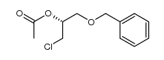 (R)-2-acetoxy-1-chloro-3-benzyloxy-2-propanol结构式