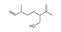 2-Isopropenyl-5-methyl-6-hepten-1-ol Structure