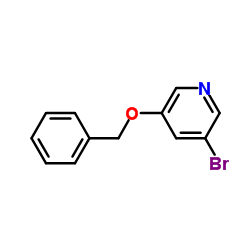 3-苄氧基-5-溴吡啶结构式