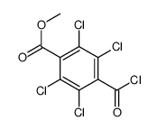 methyl 4-carbonochloridoyl-2,3,5,6-tetrachlorobenzoate Structure