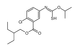 2-ethylbutyl 2-chloro-5-(propan-2-yloxycarbothioylamino)benzoate Structure