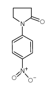 1-(4-硝基苯基)-2-吡咯烷酮结构式