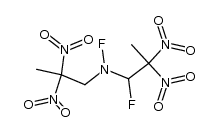 3,4-difluoro-2,2,6,6-tetranitro-3-azaheptane Structure