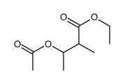 (±)-ethyl 3-acetoxy-2-methyl butyrate structure
