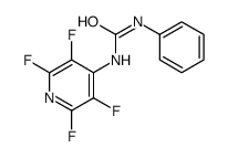 1-phenyl-3-(2,3,5,6-tetrafluoropyridin-4-yl)urea结构式