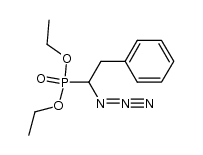 diethyl (1-azido-2-phenylethyl)phosphonate Structure