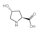 l-hydroxyproline Structure
