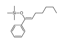 trimethyl(1-phenylhept-1-enoxy)silane Structure