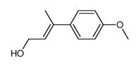 3-(4-methoxyphenyl)-but-2-en-1-ol结构式