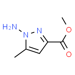 1H-Pyrazole-3-carboxylicacid,1-amino-5-methyl-,methylester(9CI)结构式
