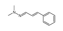 (2E)-N,N-dimethyl-N'-(3-phenyl-allylidene)-hydrazine结构式