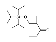(2S)-2-methyl-1-tri(propan-2-yl)silyloxypentan-3-one Structure