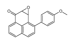 1-(4-methoxyphenyl)-7a,8a-dihydro-7H-phenaleno[1,2-b]oxiren-7-one结构式