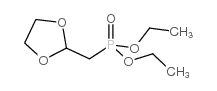 二乙基(1,3-二氧戊环-2-甲撑)磷酸盐结构式