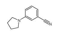 3-吡咯烷-1-苯甲腈结构式