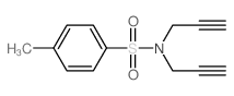 Benzenesulfonamide,4-methyl-N,N-di-2-propyn-1-yl- Structure