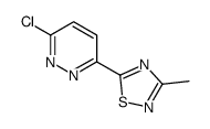 5-(6-chloropyridazin-3-yl)-3-methyl-1,2,4-thiadiazole Structure