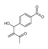 3-[hydroxy-(4-nitrophenyl)methyl]but-3-en-2-one Structure