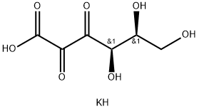 2,3-Diketogulonic Acid Potassium Salt Structure
